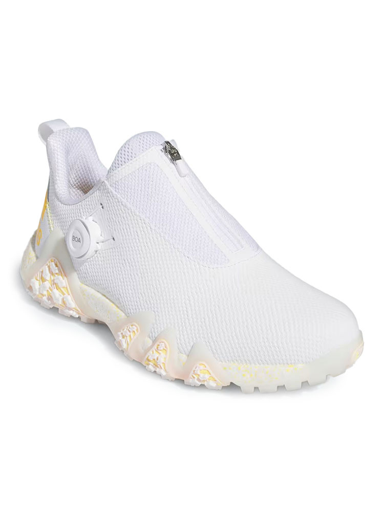 adidas Codechaos 22 BOA Golf Shoes - Cloud White/Spark S24/Crystal